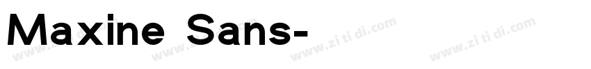 Maxine Sans字体转换
